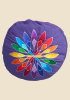 Meditationskissen violett Multicolor-Blume